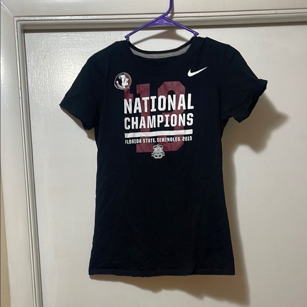 Nike, Florida State, Seminoles national champions 2013 T-shirt size medium